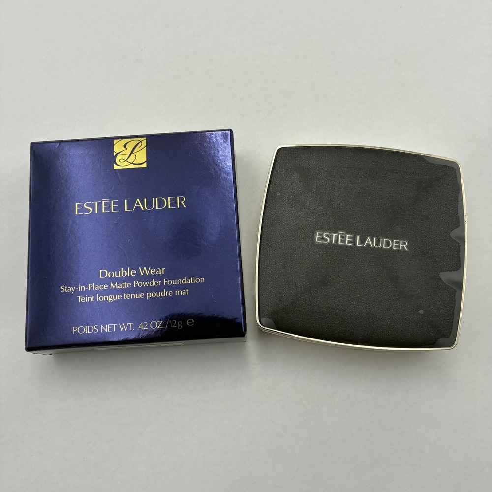 Estee Lauder Double Wear Matte Powder Foundation 3N2 Wheat 0.42oz 12g